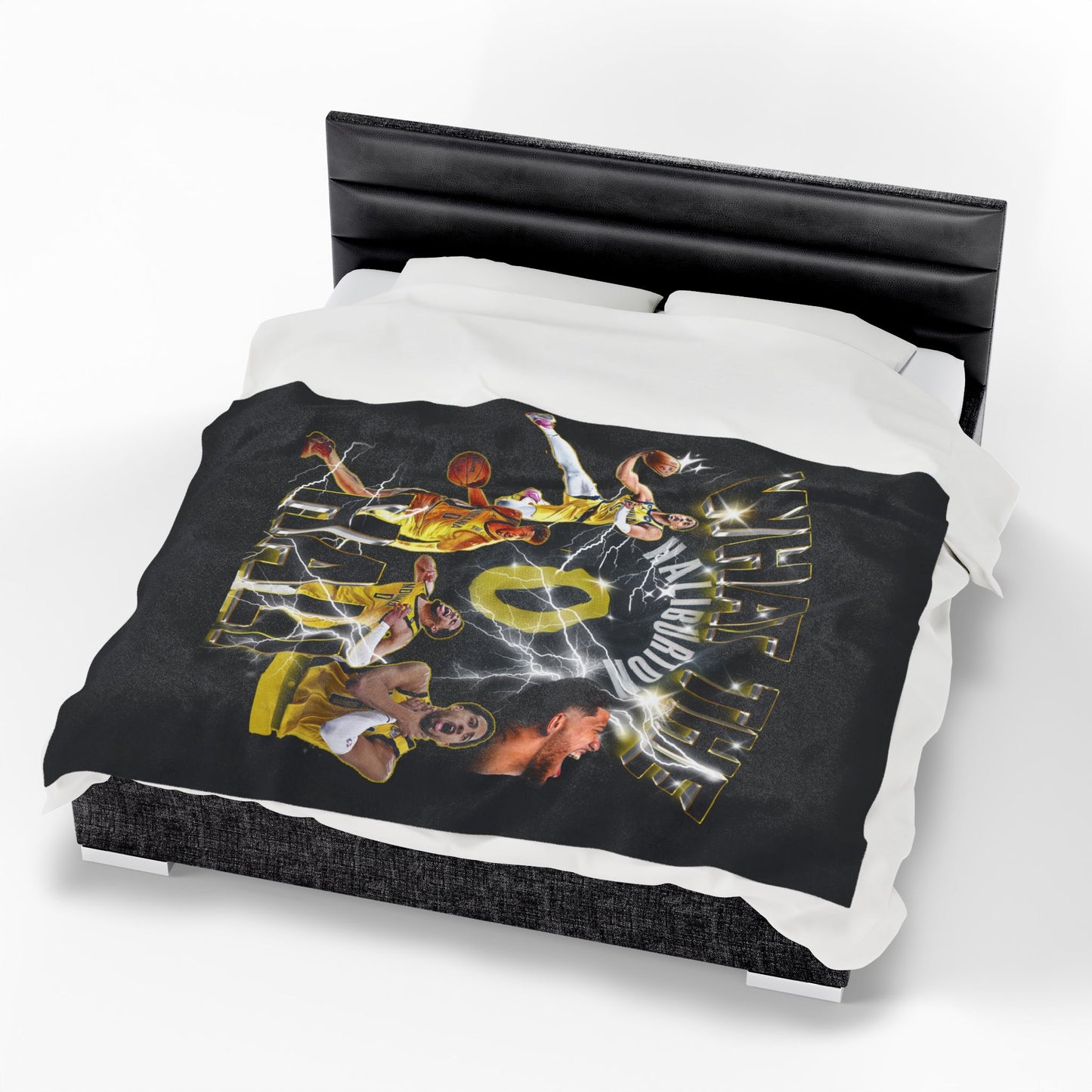 Sports Fan Velveteen Plush Blanket | Gift for Basketball Lovers, Cozy Throw, Unique Home Decor, Sports Gifts, Game Day Essentials