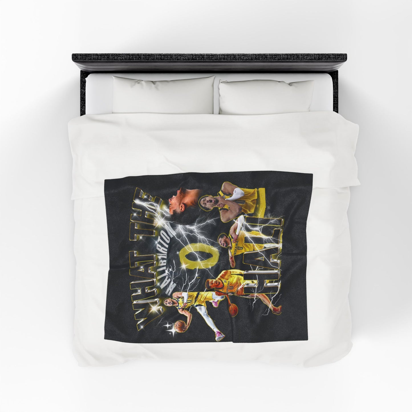 Sports Fan Velveteen Plush Blanket | Gift for Basketball Lovers, Cozy Throw, Unique Home Decor, Sports Gifts, Game Day Essentials
