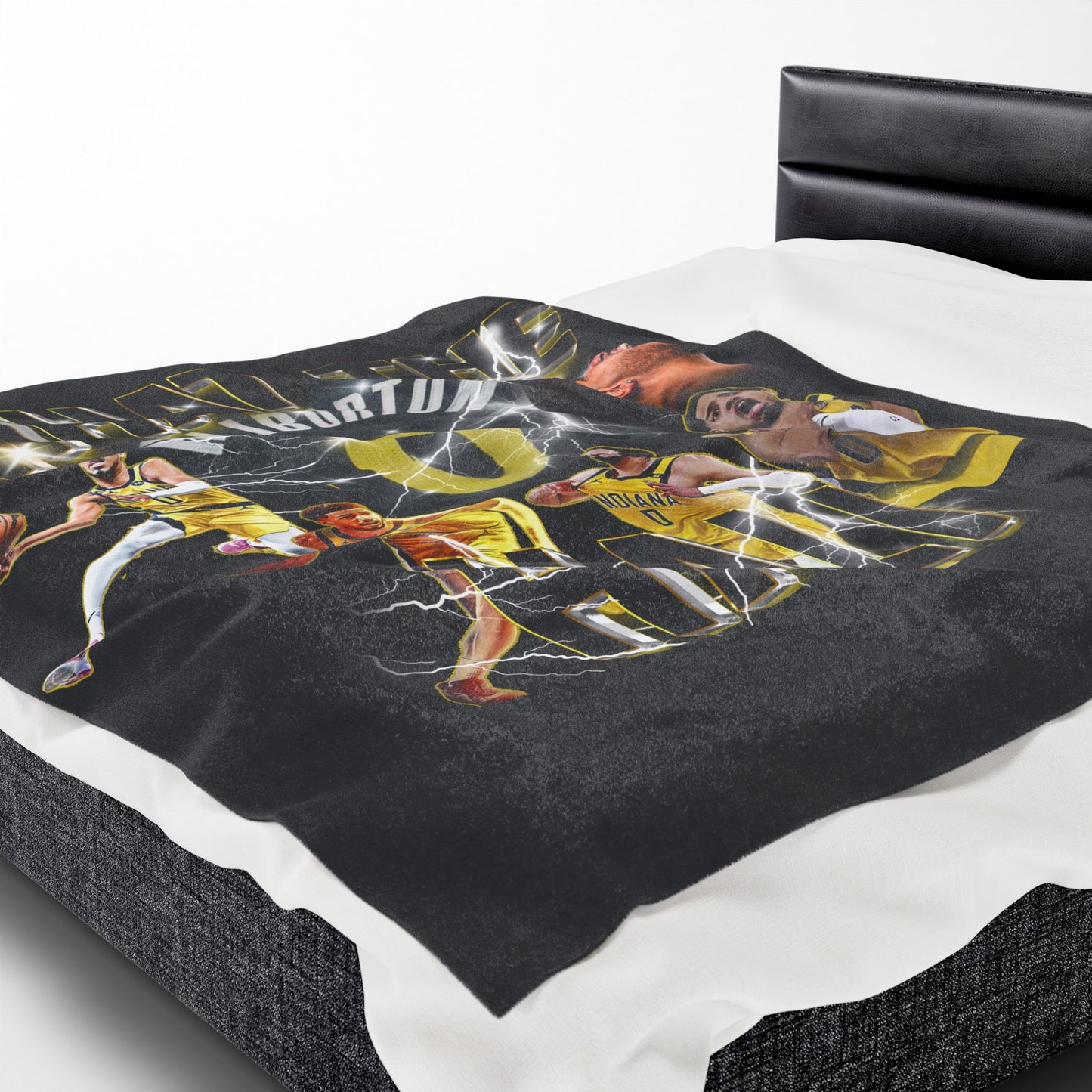 Sports Fan Velveteen Plush Blanket | Gift for Basketball Lovers, Cozy Throw, Unique Home Decor, Sports Gifts, Game Day Essentials