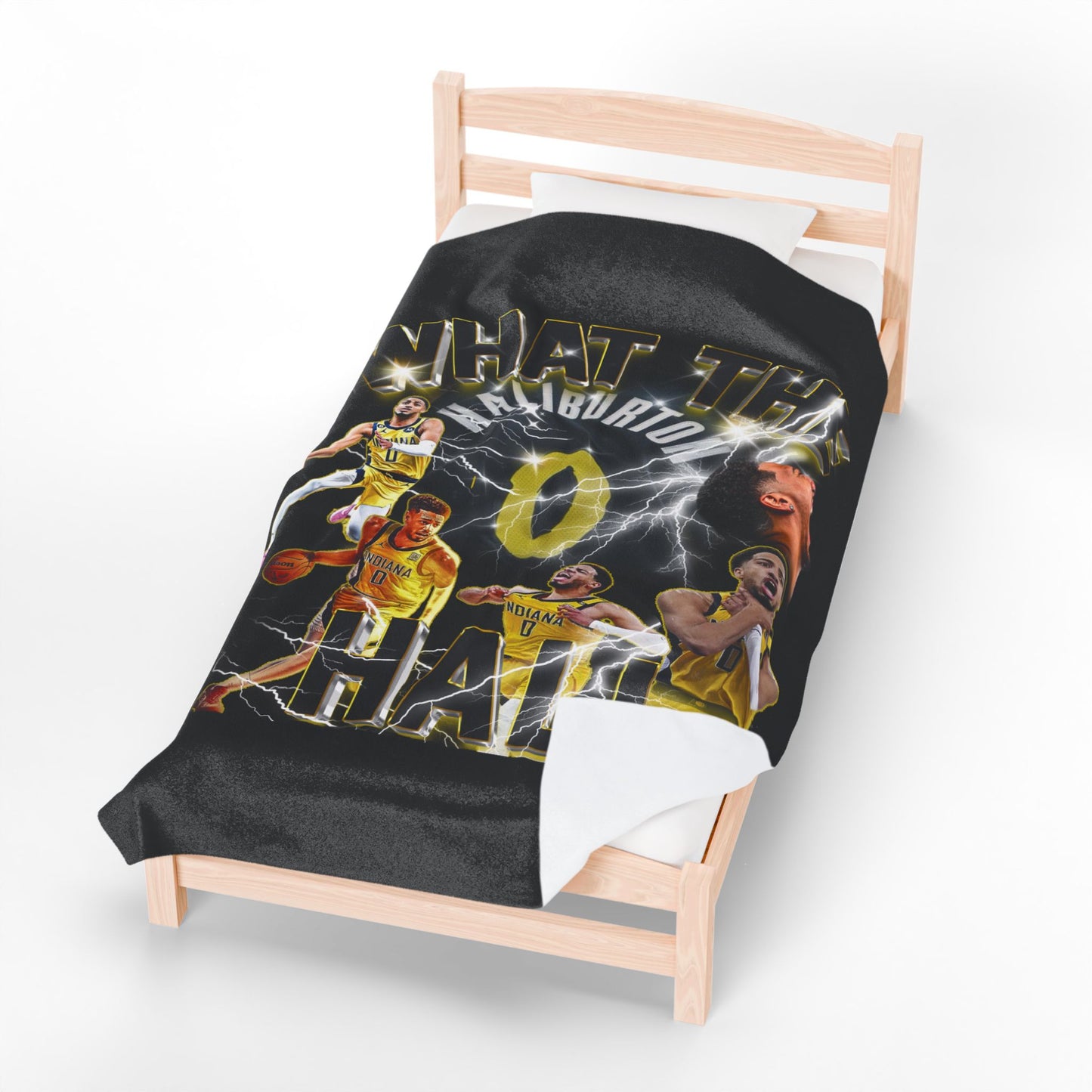 Sports Fan Velveteen Plush Blanket | Gift for Basketball Lovers, Cozy Throw, Unique Home Decor, Sports Gifts, Game Day Essentials