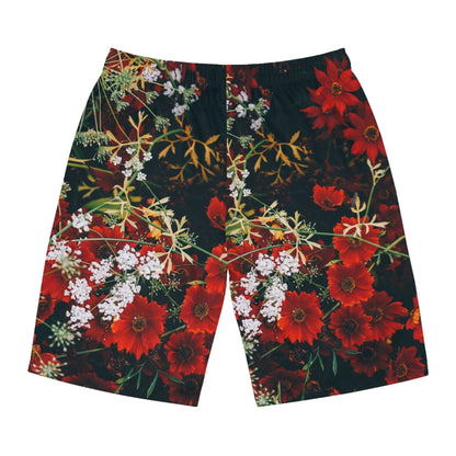 All over print Flower Men's Board Shorts (AOP)