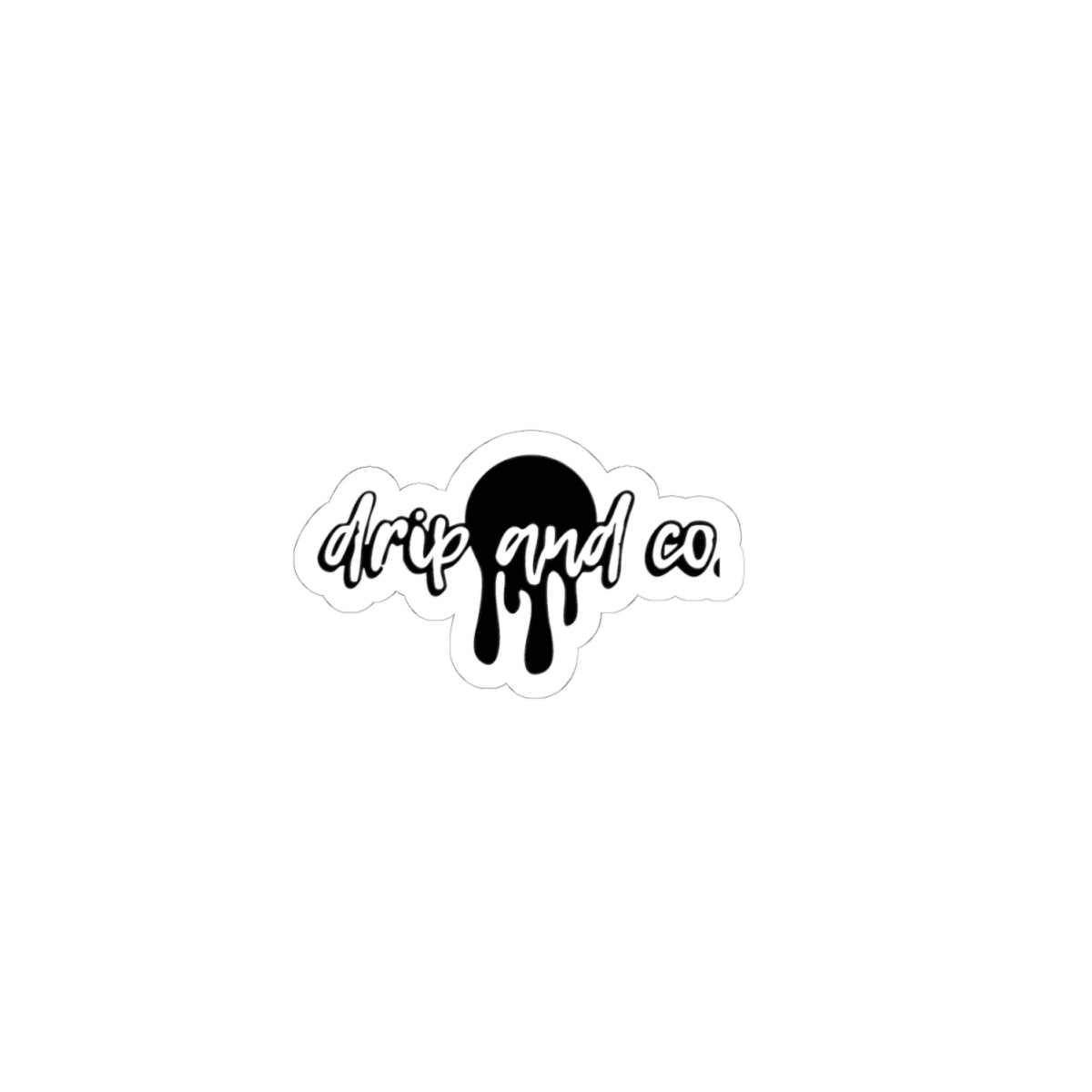 Drip and Co. Kiss-Cut Stickers for Laptops, Water Bottles, Phone Cases, Gift Wrapping, Creative Arts