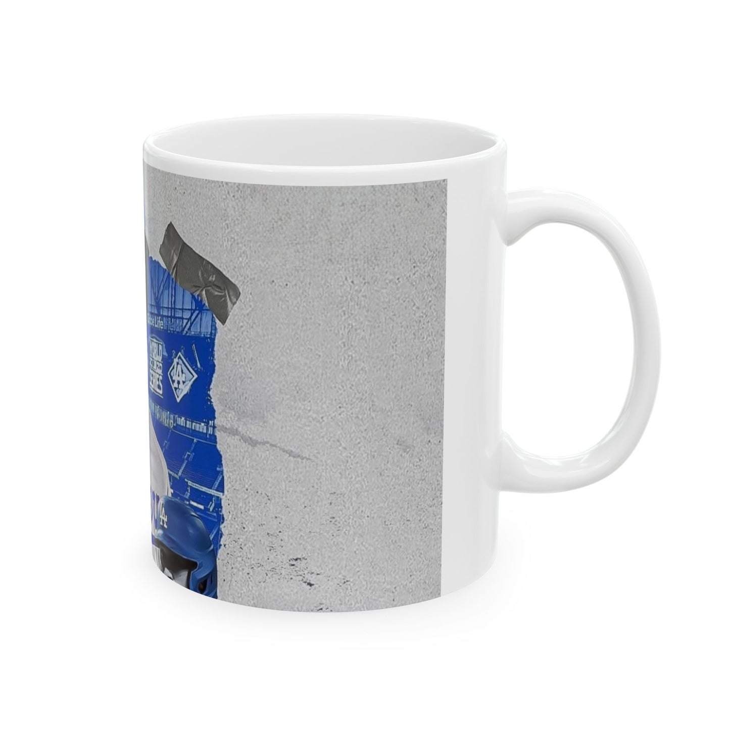 Blue Dodgers Ceramic Mug - Perfect for Fans, Gifts, Collectibles, Coffee Lovers, Dodgers Merchandise